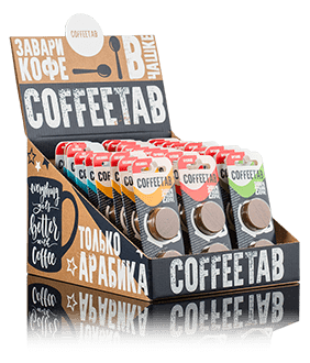 Бокс COFFEETAB микс вкусов (60 чашек кофе)