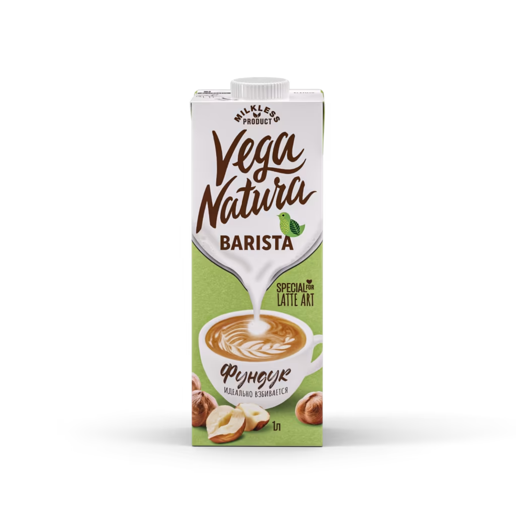Растительное Фундучное молоко Vega Natura BARISTA Фундук 2,1%, 1л