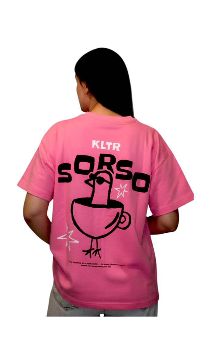 Футболка SORSO розовая